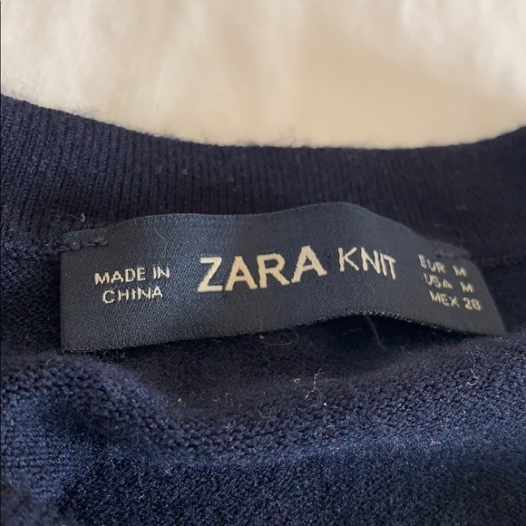 Zara Navy Top - Picture 2 of 2